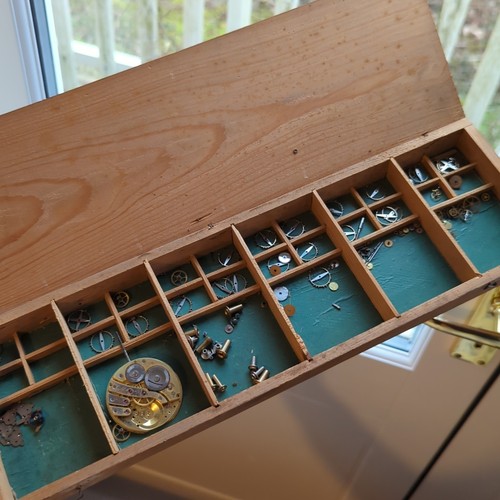 Watchmakers antique workbox - antique,