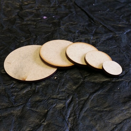 Wooden mdf circle shape - wooden,