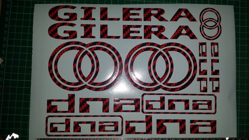 Gilera dna decals stickers - gilera,