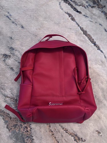 Supreme leather backpack - leather,