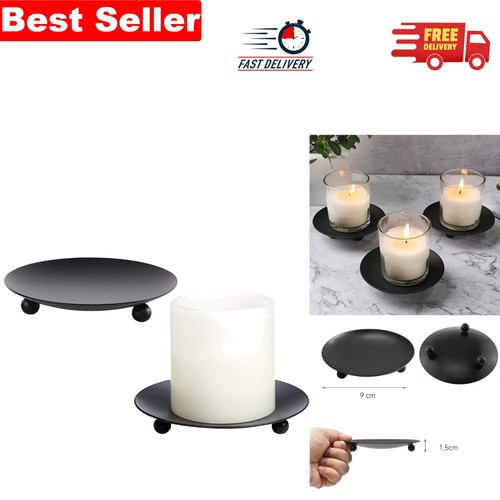 2pcs black retro - retro, candle