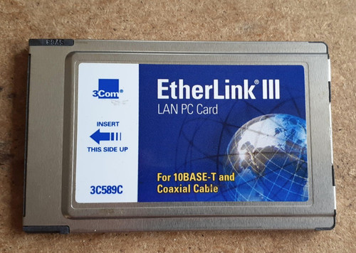 Pcmcia card lan 10base - card,