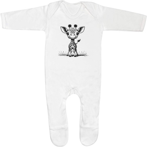 Happy baby giraffe - 'happy,