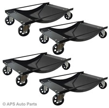 4x Car Wheel Dollies Skates