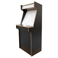 27" Black 2 Player Premium Upright Arcade Cabinet Flat Pack Kit