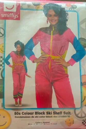 Smiffys 80s colour block - colour, ski
