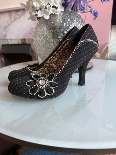 Ruby shoo black pinstripe - ruby,