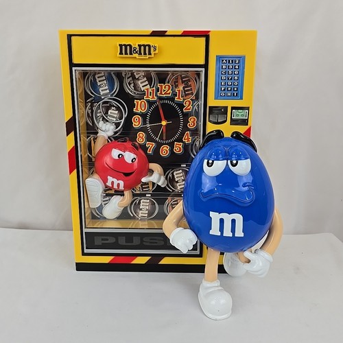 Alarm clock and - m&m's, coin