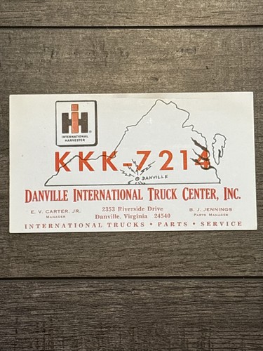 Danville virginia qsl ham - danville,
