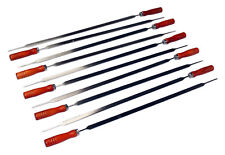 BBQ Rotisserie Flat Stainless Steel Kebab Skewers