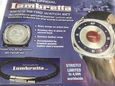 LAMBRETTA WATCH BRADFORD EXCHANGE MOTORCYCLE MAGAZINE ARTICLE last one