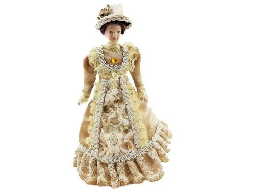 Dolls house victorian - dolls, lady