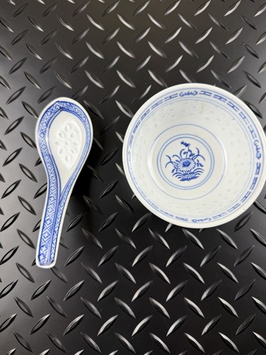 Vintage blue white chinese - vintage, &