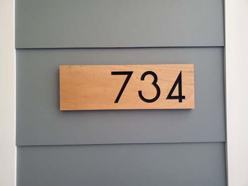 Custom house address - custom, sign