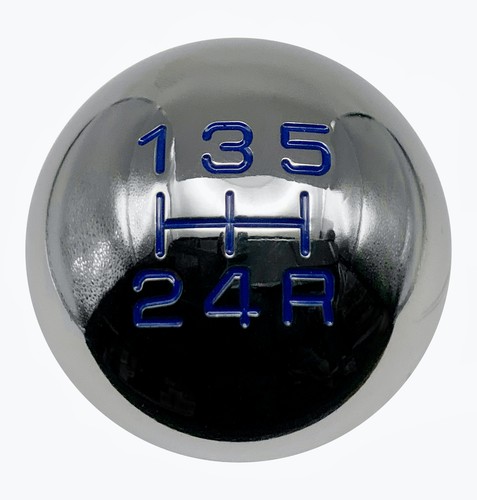 Chrome round speed blue - chrome,