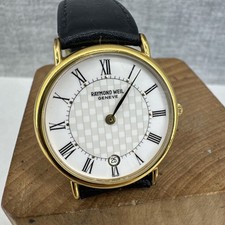 Raymond Weil Mens Ref. 9124 - used/good - new battery  with lifetime guarantee