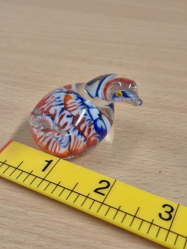 Murano glass bird figure - glass,