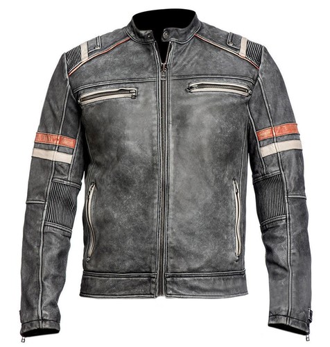 Mens retro distressed grey - mens,
