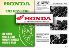 Honda CBX750F Service Workshop