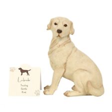 Resin Yellow Labrador dog ornament Lovely Christmas gift SENT 1ST CLASS FO_13623