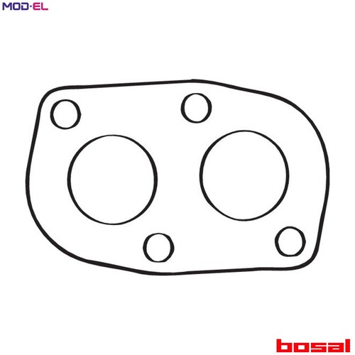 Gasket exhaust pipe - exhaust, 256-749