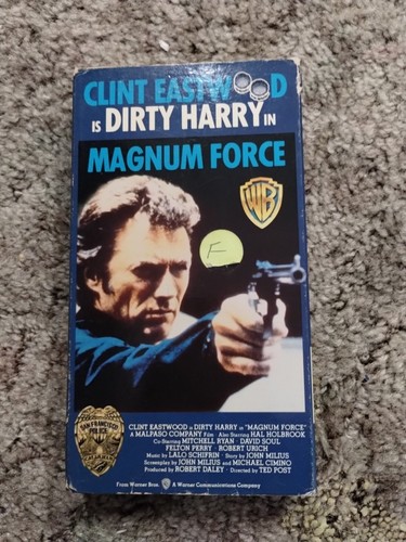 Magnum force 1973 vhs tape - 1973,