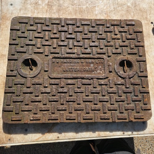 Cast iron manhole cover - manhole,