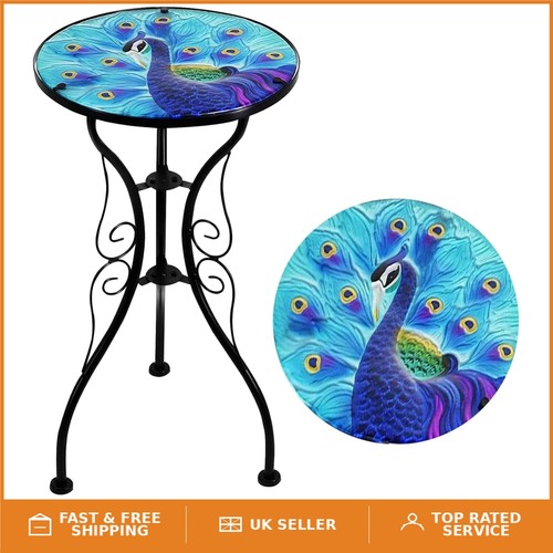 Compact blue peacock design - compact,