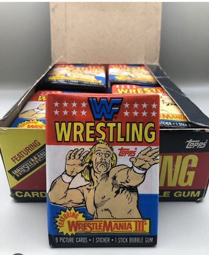 Vintage 1987 topps wwf - -,