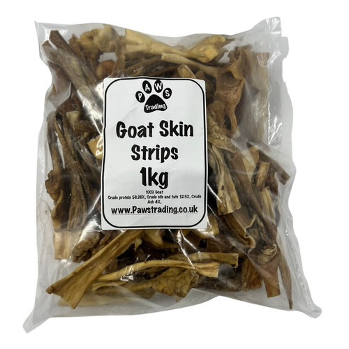 Goat skin dog chew - skin,