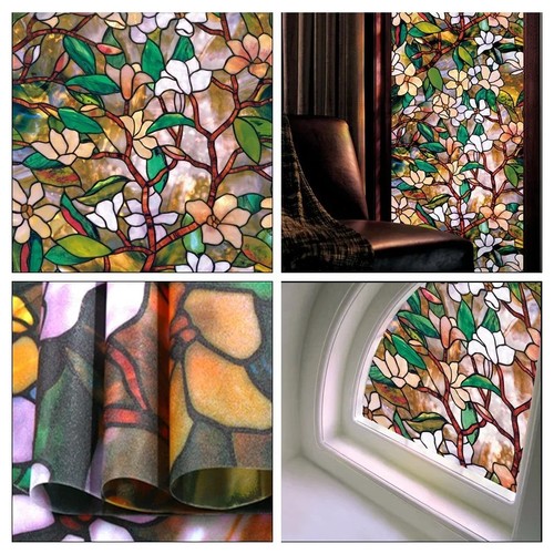 Rainbow frosted window - rainbow,