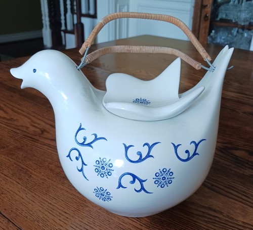 1950s eva zeisel blue white - eva,