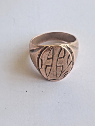 Vintage ussr gypsy gold signet - ussr,