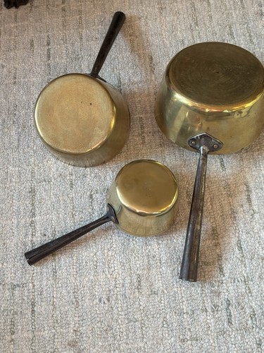 Lot antique heavy brass - antique, jam