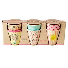 RICE - Medium Melamine Cups 6