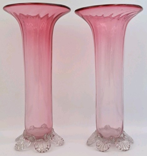 Vintage cranberry glass - 2,
