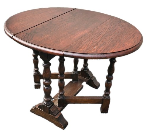 Vintage 1970s oak drop - vintage,
