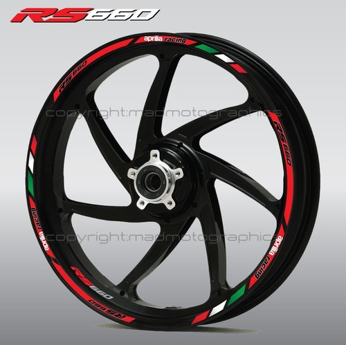 Motorcycle wheel decals - wheel, rim