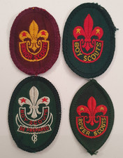 4 x Boy Scout Badges Patches