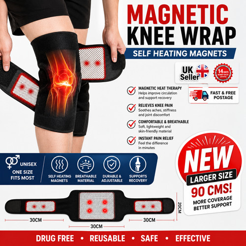 Self heating magnetic knee - heating,