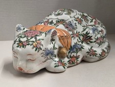 Chinese Large Cat Figurine