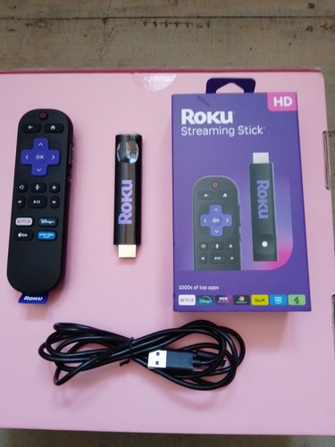 Roku streaming stick used - roku, hd