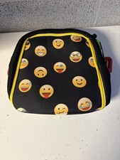 BubbleBum Inflatable Booster Car Seats for Kids 4-11 Years, Emoji Style, 1 Count