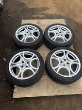 Alfa Romeo Mito 09-14 Cloverleaf Alloy Wheels  215 45 17 nearly new tyres 