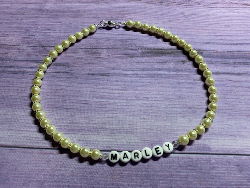 Personalised dog necklace - personalised,