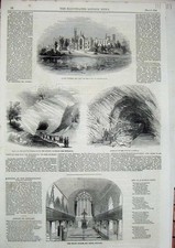 Old Antique Print 1844 Welch