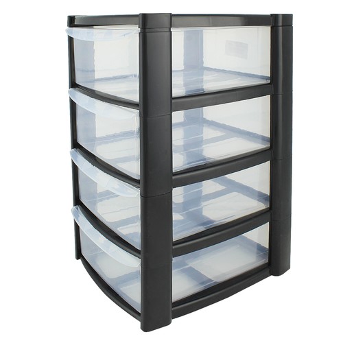 Plastic storage drawers - drawers, tower