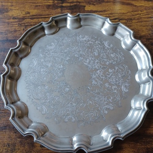 Vintage round yeoman - round, silver