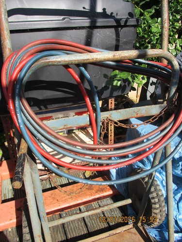 Oxy acetylene bottle trolley - oxy,