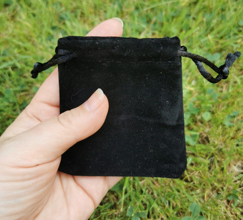 Soft black velvety suede - soft,
